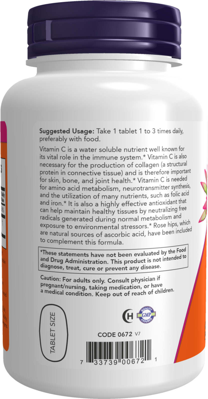 NOW Supplements, Vitamin C-500 with Rose Hips, Antioxidant Protection*, 250 Tablets