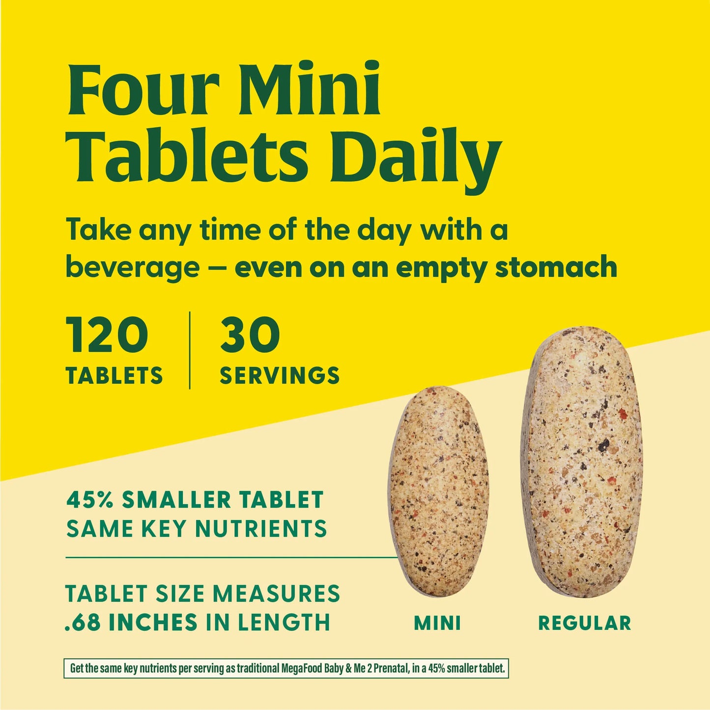 Megafood, Baby & Me 2™ Prenatal Multi Minis, 120 Tablets