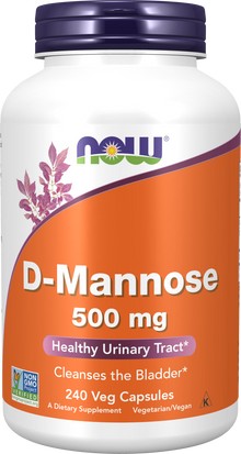 D-Mannose 500 mg - 240 Veg Capsules 240 Veg Capsules