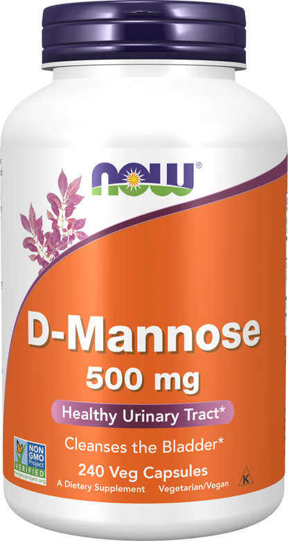 D-Mannose 500 mg - 240 Veg Capsules 240 Veg Capsules
