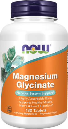 Magnesium Glycinate - 180 Tablets 180 Tablets