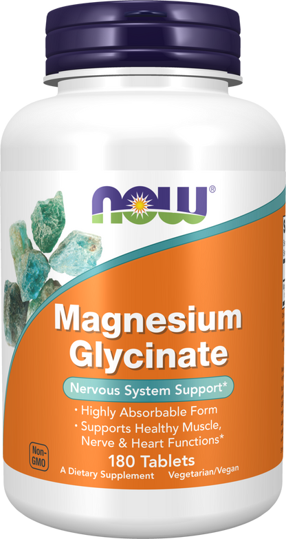 Magnesium Glycinate - 180 Tablets 180 Tablets