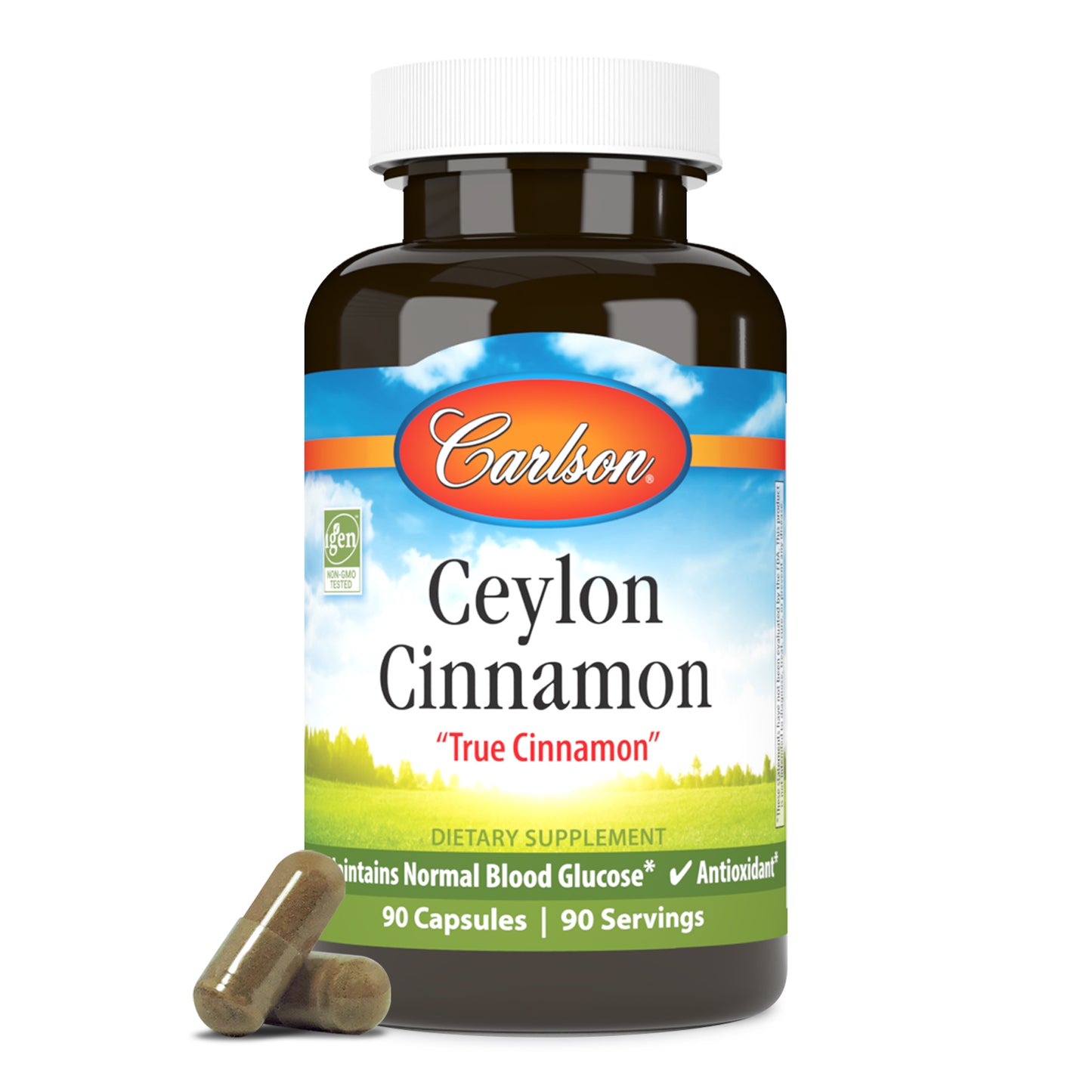 Carlson, Ceylon Cinnamon, 90 Capsules
