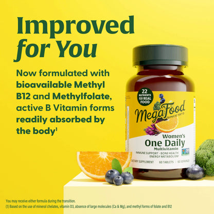 Megafood, Women’s One Daily Multivitamin, 60 Tablets