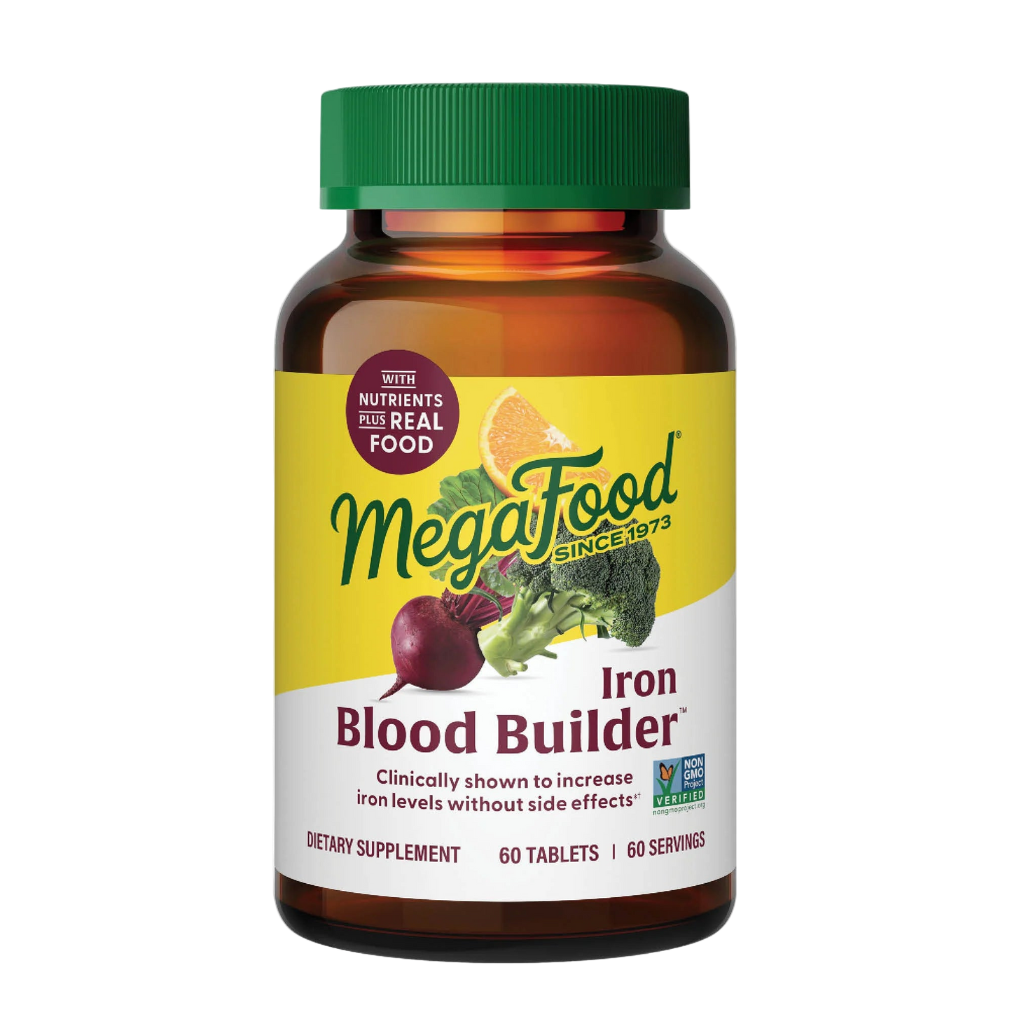 Megafood, Blood Builder™ Iron Supplement, 60 Tablets