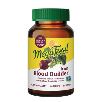 Megafood, Blood Builder™ Iron Supplement, 60 Tablets