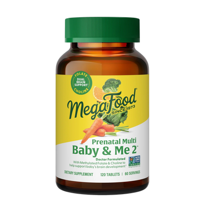 Megafood, Baby & Me 2™ Prenatal Multi, 120 Tablets