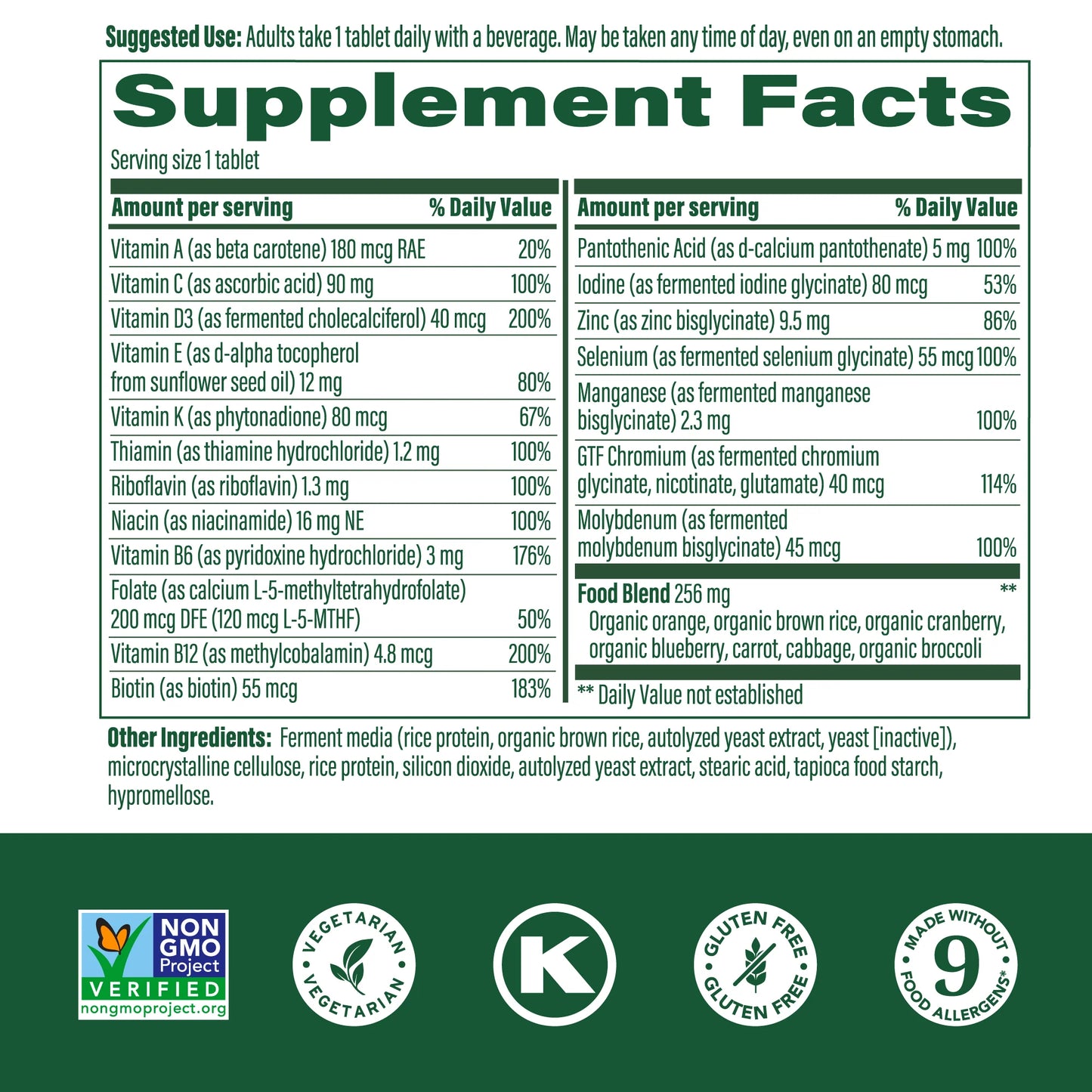 Megafood, Women's 55+ One Daily Multivitamin, 90 Tablets