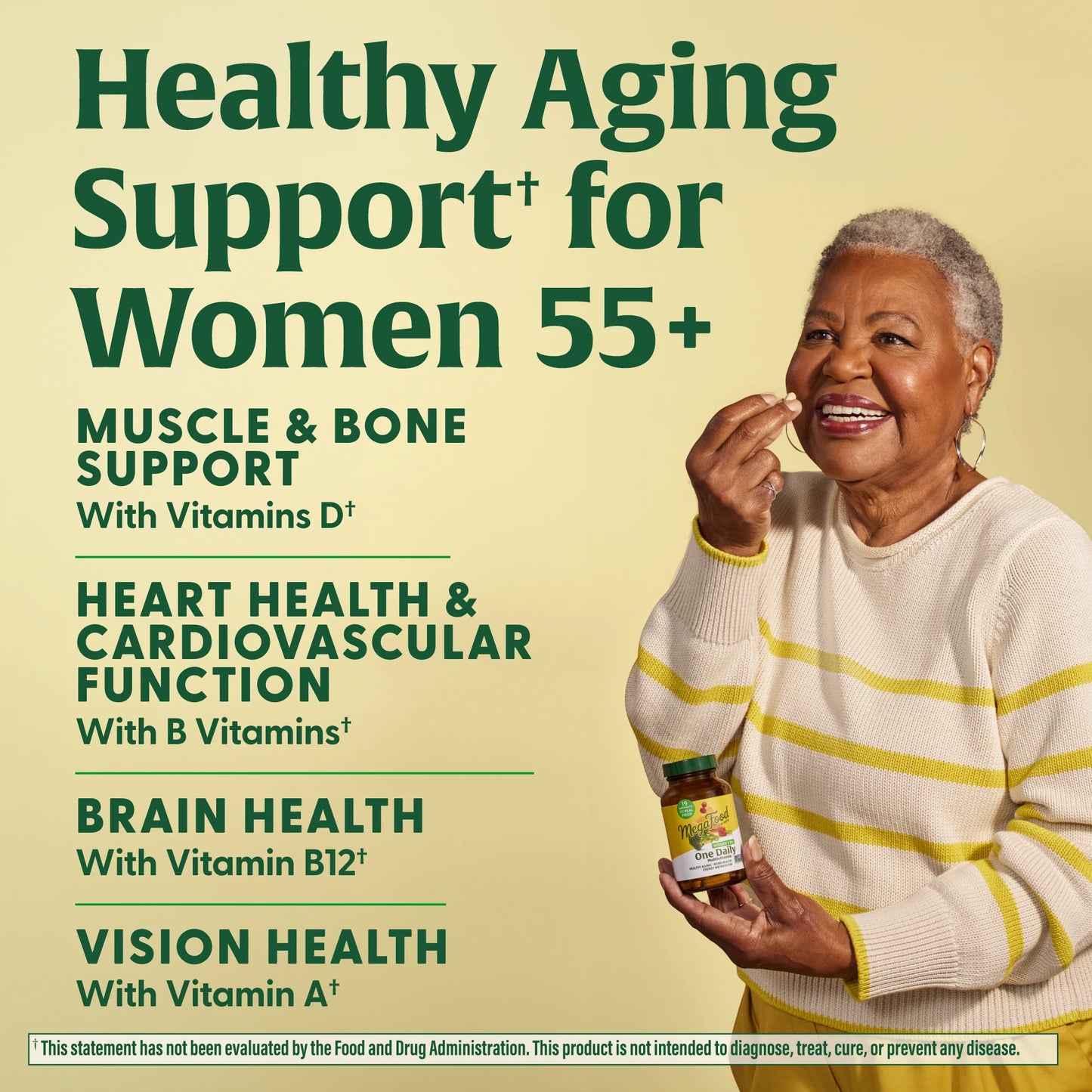 Megafood, Women's 55+ One Daily Multivitamin, 90 Tablets
