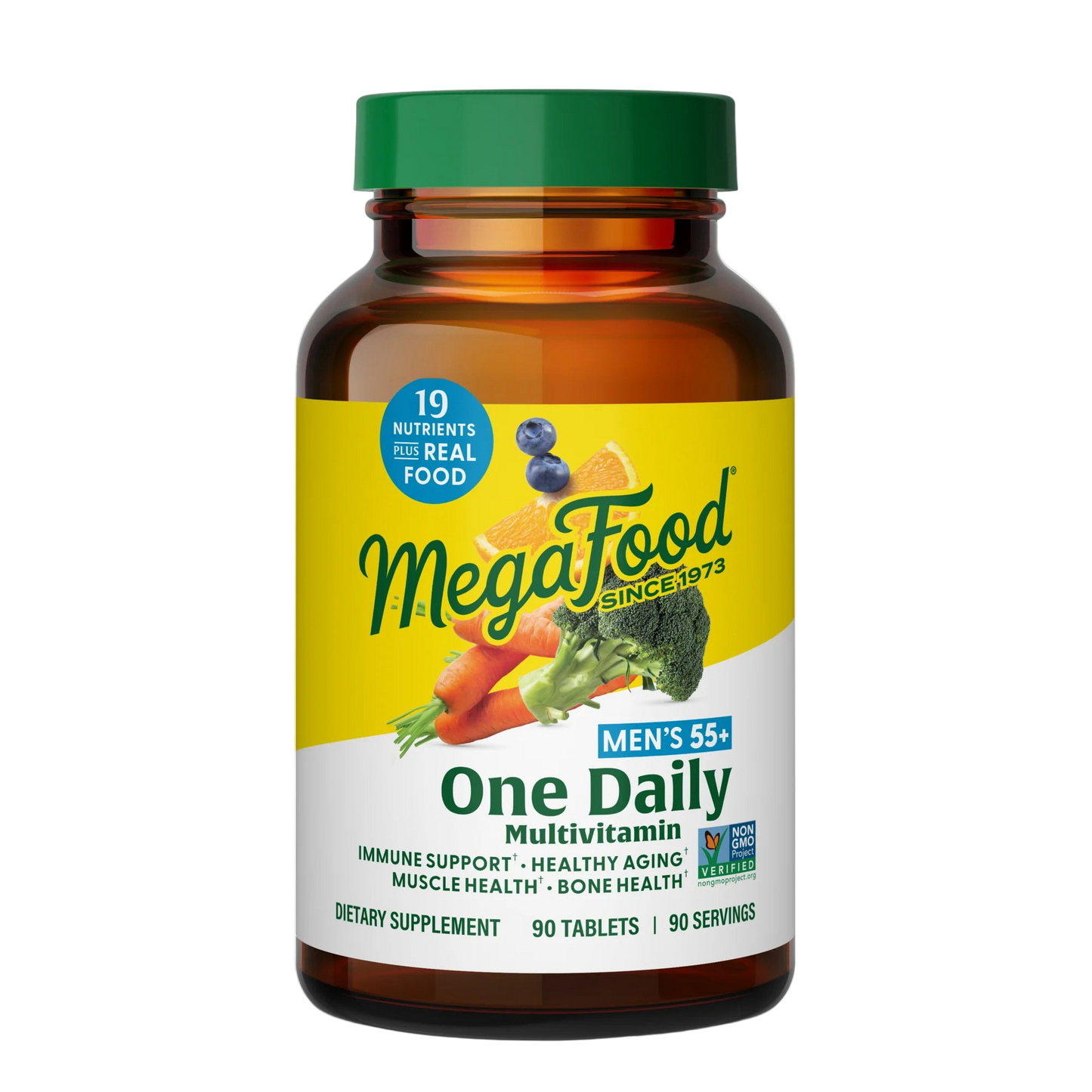 Megafood, Men's 55+ One Daily Multivitamin, 90 Tablets