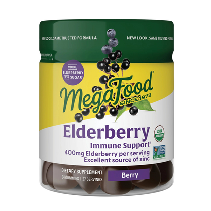 Megafood, Elderberry Immune Support† Gummies, 54 Gummies