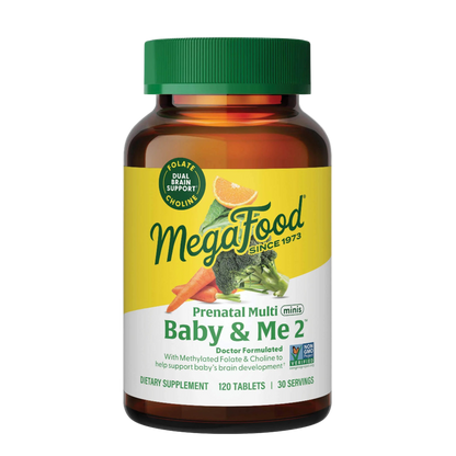 Megafood, Baby & Me 2™ Prenatal Multi Minis, 120 Tablets