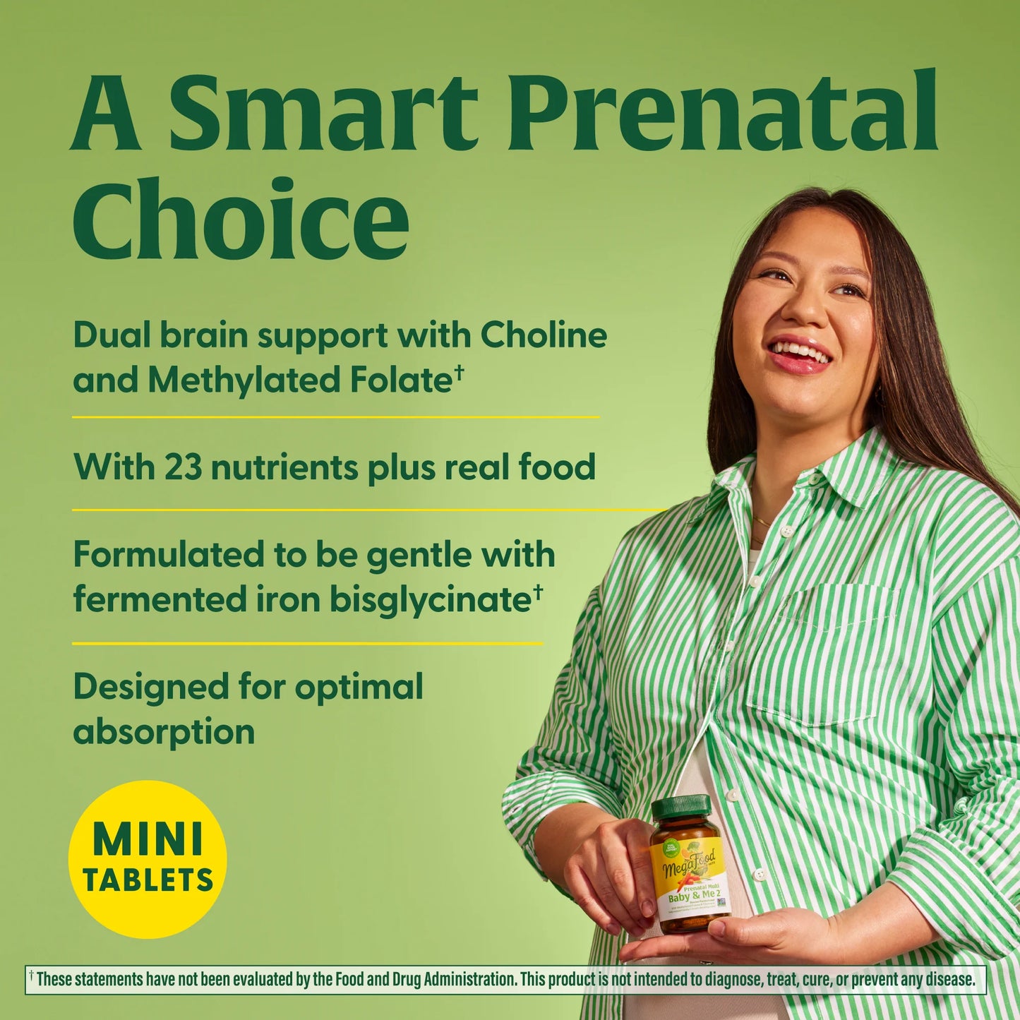 Megafood, Baby & Me 2™ Prenatal Multi Minis, 120 Tablets