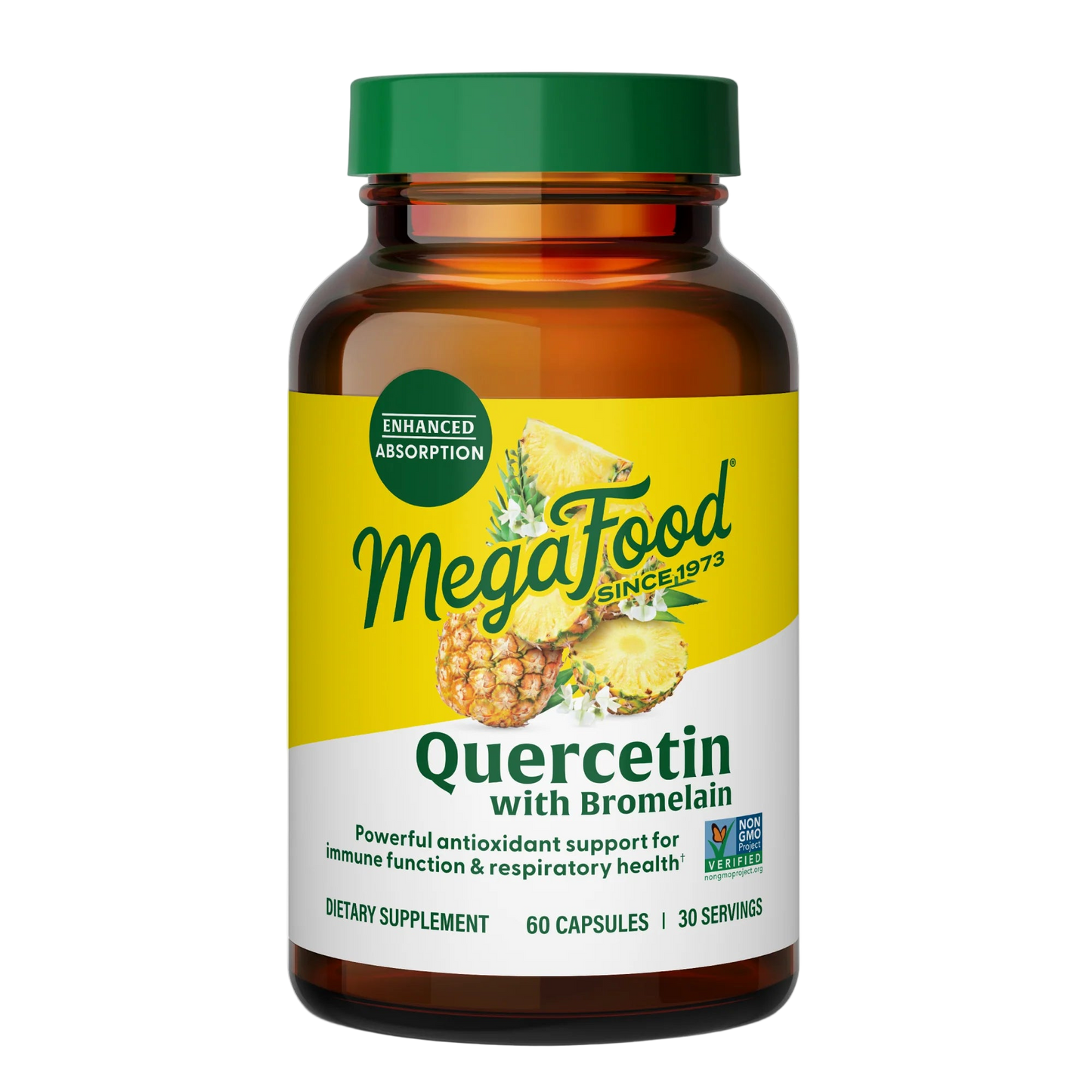 Megafood, Quercetin with Bromelain, 60 Capsules