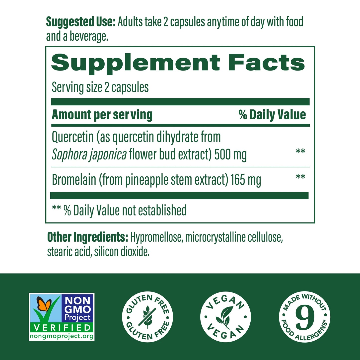Megafood, Quercetin with Bromelain, 60 Capsules