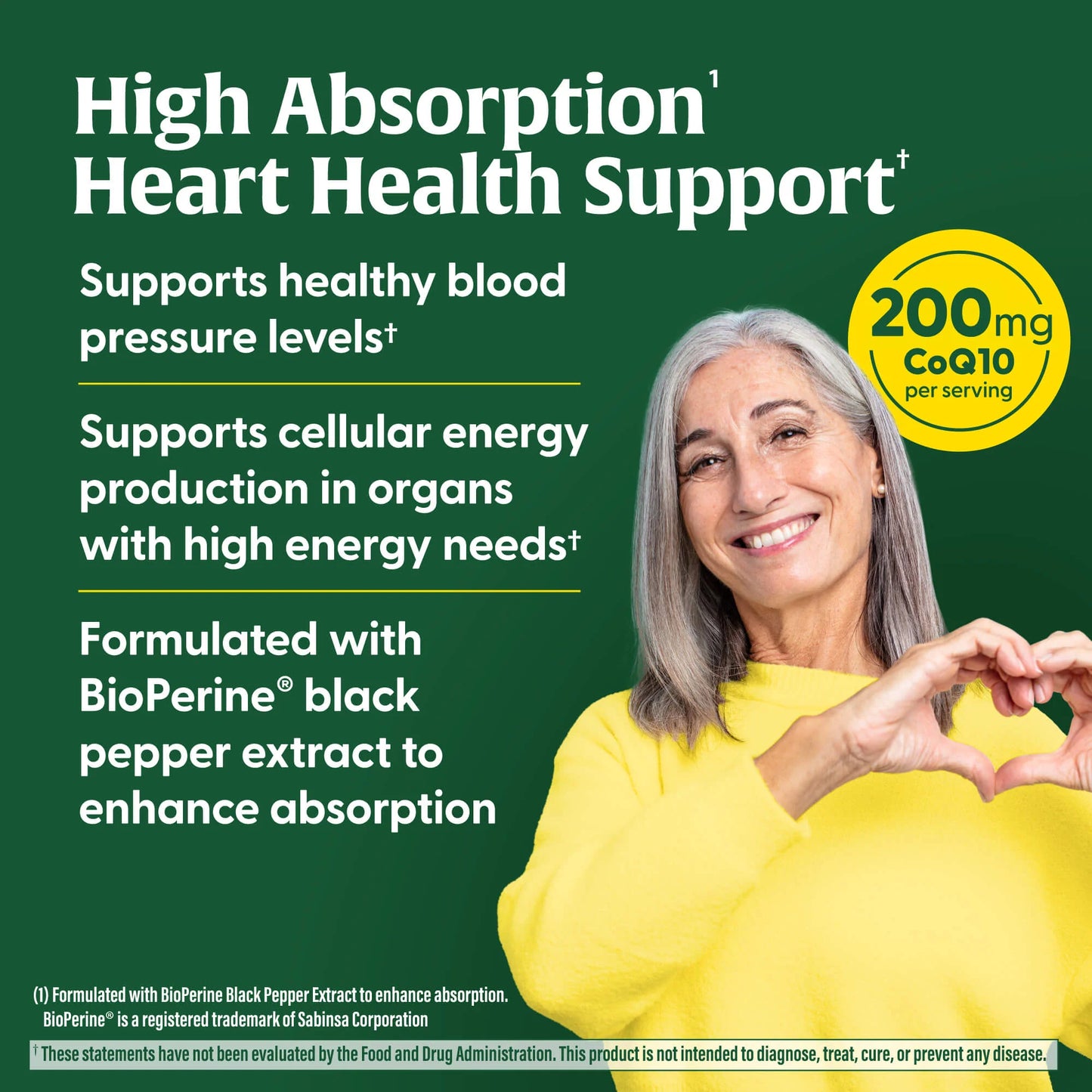 Megafood, High Absorption CoQ10, 60 Tablets