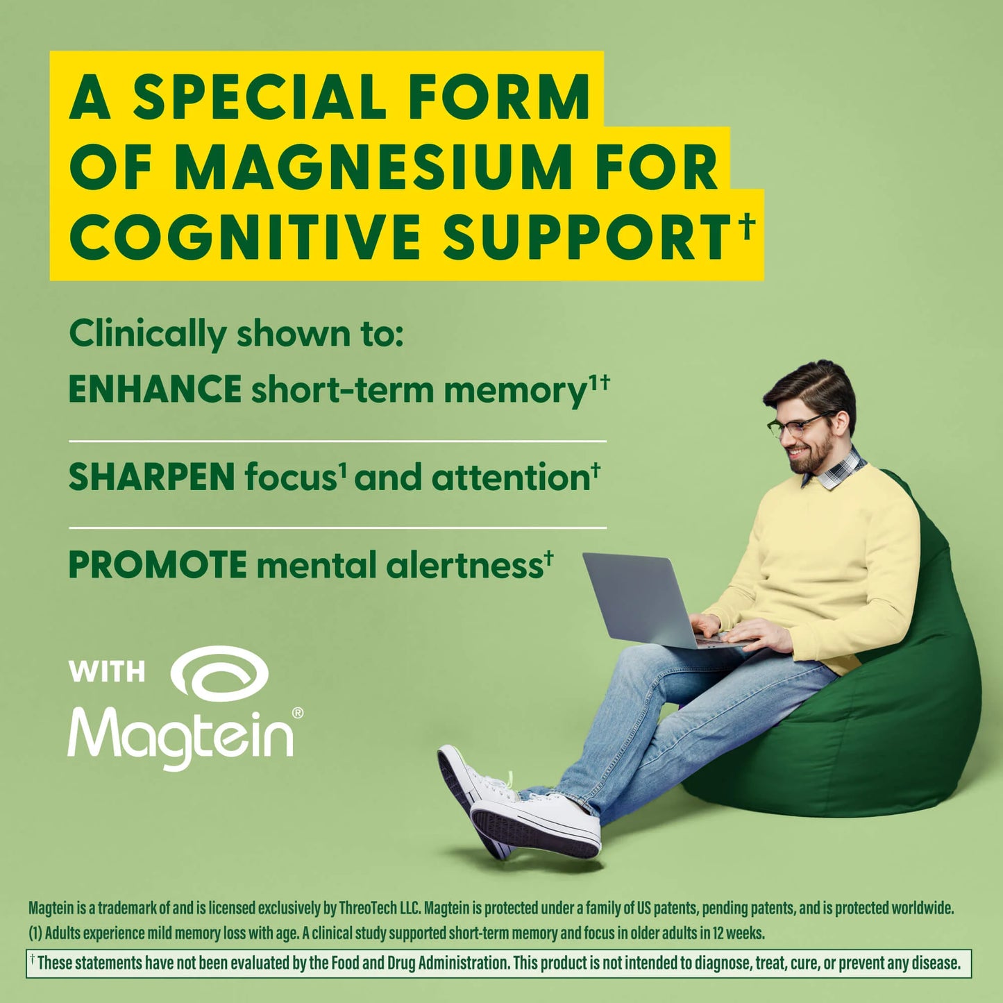 Megafood, Magtein® Magnesium L-Threonate, 90 Capsules