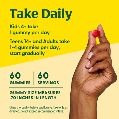 Megafood, High Absorption Magnesium Citrate Gummies - Raspberry Flavor, 60 Gummies