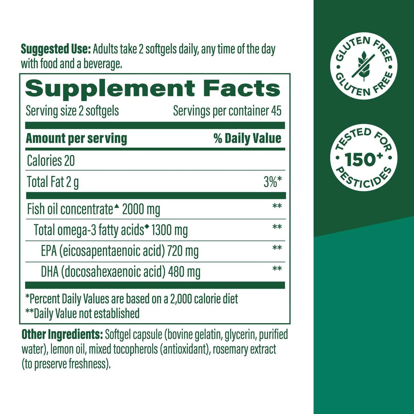 Megafood, Omega-3 Fish Oil, 90 Softgels