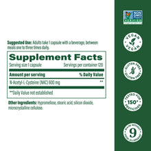 Megafood, NAC (N-Acetyl Cysteine), 120 Capsules