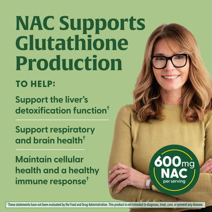 Megafood, NAC (N-Acetyl Cysteine), 120 Capsules