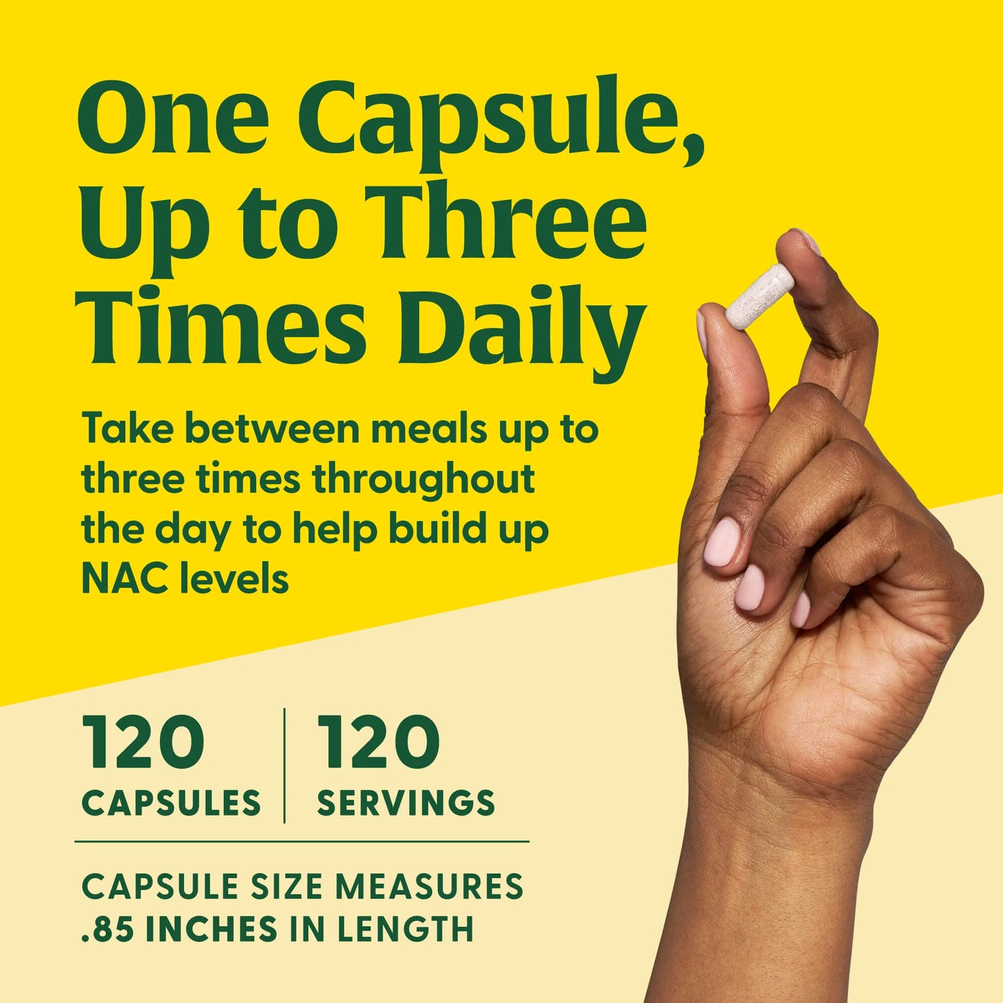 Megafood, NAC (N-Acetyl Cysteine), 120 Capsules