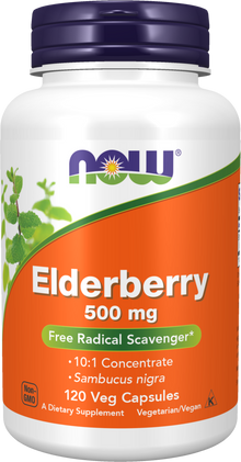 Elderberry 500 mg - 120 Veg Capsules 120 Veg Capsules