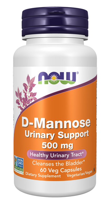 D-Mannose Urinary Support 500 mg - 60 Veg Capsules 60 Veg Capsules
