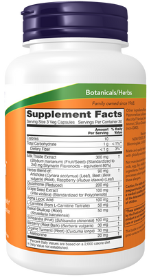 NOW Supplements, Liver Refresh™ with Milk Thistle Extract and unique Herb-Enzyme blend, 90 Veg Capsules