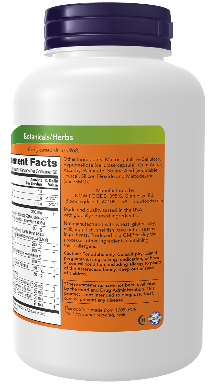 NOW Supplements, Liver Refresh™ with Milk Thistle Extract and unique Herb-Enzyme blend, 180 Veg Capsules