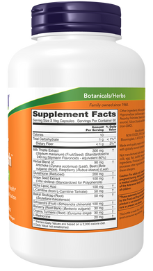 NOW Supplements, Liver Refresh™ with Milk Thistle Extract and unique Herb-Enzyme blend, 180 Veg Capsules