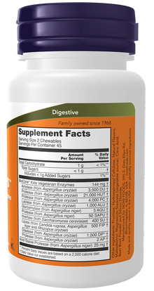 NOW Supplements, ChewyZymes, Broad Spectrum Chewable Enzymes, Berry Flavor, 90 Chewables