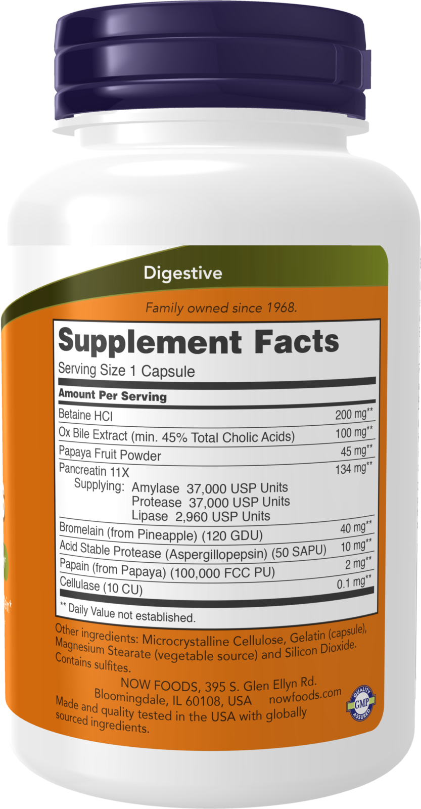 NOW Supplements, Super Enzymes, Formulated with Bromelain, Ox Bile, Pancreatin and Papain, Super Enzymes,90 Capsules