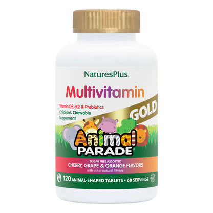NaturesPlus, Animal Parade Gold, 120 Tablets