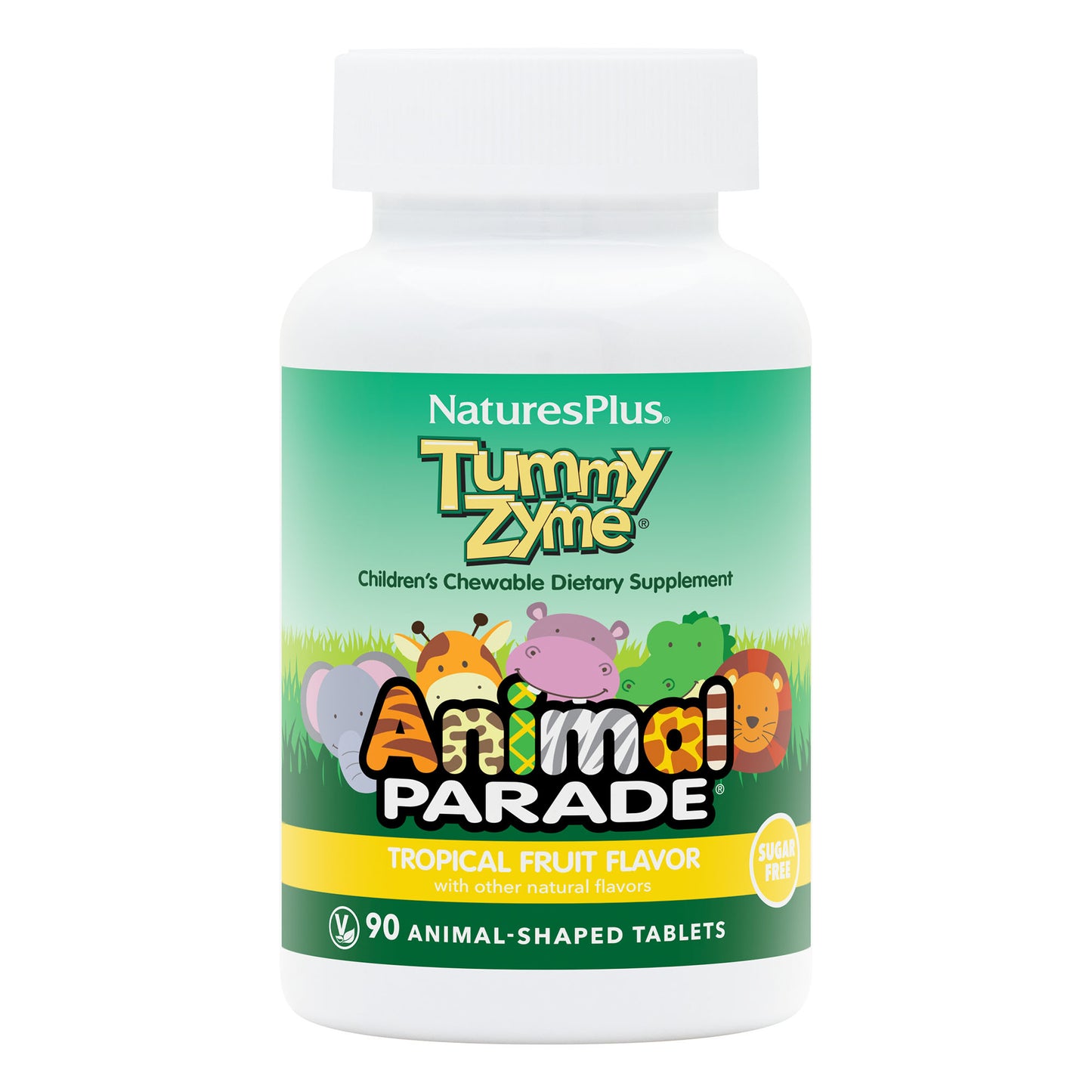 NaturesPlus, Animal Parade Tummy Zyme, 90 Tablets