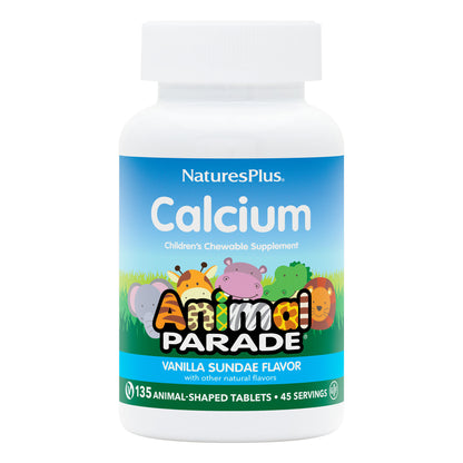 NaturesPlus, Animal Parade Calcium Children's Chewables, 135 Tablets
