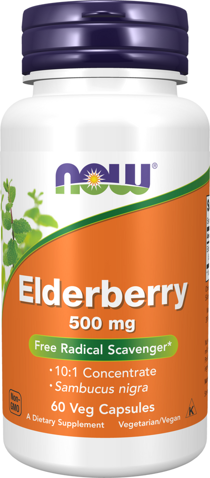 Elderberry 500 mg - 60 Veg Capsules 60 Veg Capsules