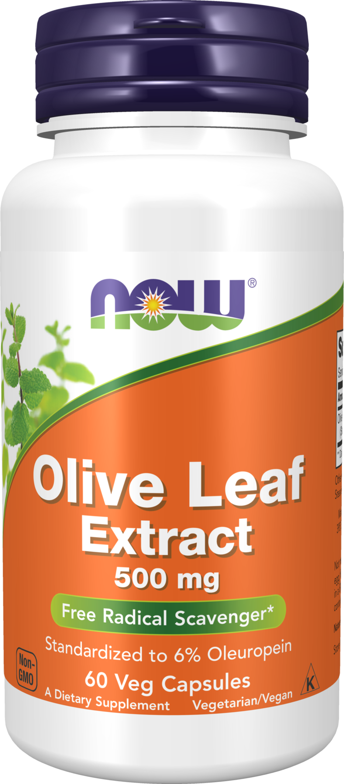 Olive Leaf Extract 500 mg - 60 Veg Capsules 60 Veg Capsules
