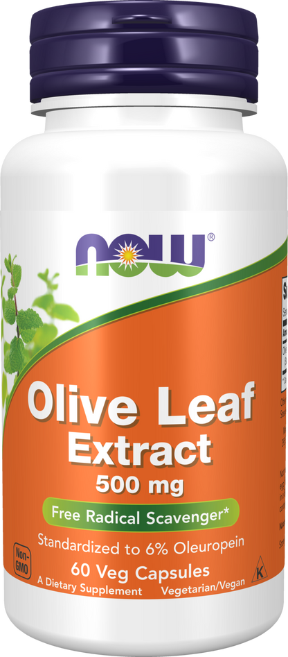 Olive Leaf Extract 500 mg - 60 Veg Capsules 60 Veg Capsules