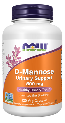D-Mannose 500 mg - 120 Veg Capsules 120 Veg Capsules