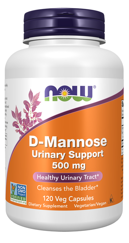 D-Mannose 500 mg - 120 Veg Capsules 120 Veg Capsules