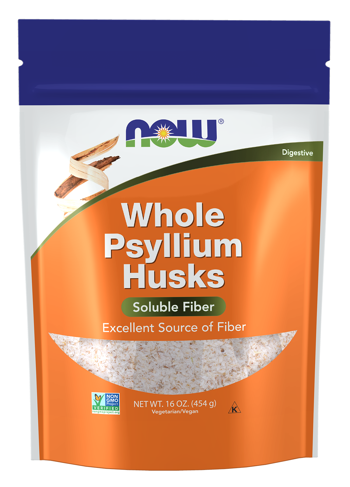 Psyllium Husks, Whole - 16 oz. 16 Ounce