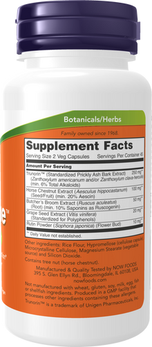 NOW Supplements, Vein Supreme™, Healthy Vein Function*, Circulatory Support*, 90 Veg Capsules