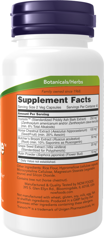 NOW Supplements, Vein Supreme™, Healthy Vein Function*, Circulatory Support*, 90 Veg Capsules