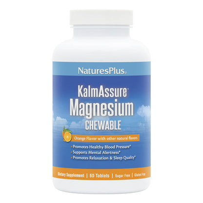 NaturesPlus, KalmAssure Magnesium Chewables, 60 Servings