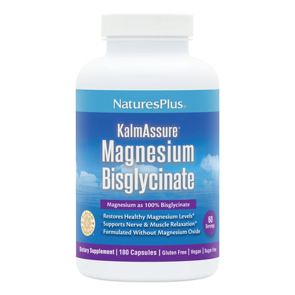 NaturesPlus, KalmAssure Magnesium Bisglyncinate, 180 Capsules