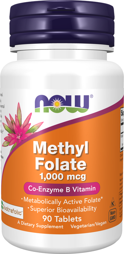 Methyl Folate 1,000 mcg - 90 Tablets 90 Tablets