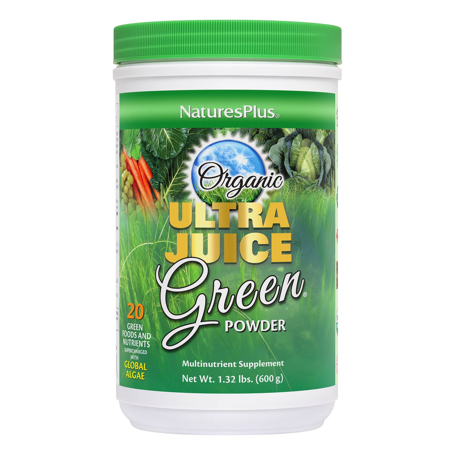 NaturesPlus, Ultra Juice Green Drink, 60 Servings