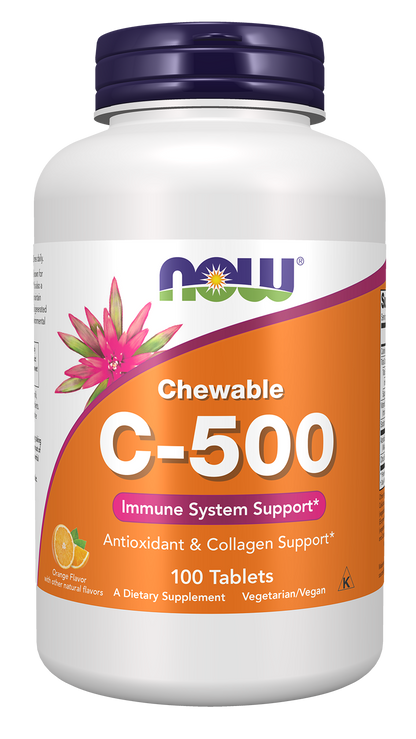 Vitamin C-500 Orange Chewable 100 Tablets