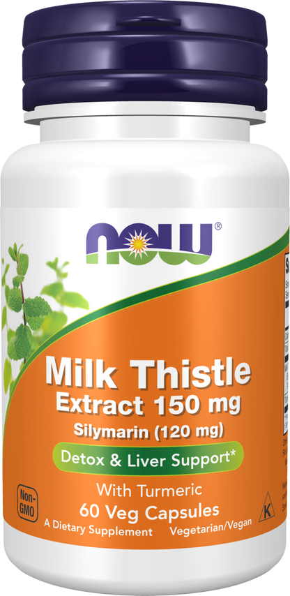 Milk Thistle Extract 150 mg Silymarin (120 mg) - 60 Veg Capsules 60 Veg Capsules